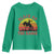African American Black Cowboy Youth Sweatshirt Black On The Range Rodeo