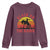 African American Black Cowboy Youth Sweatshirt Black On The Range Rodeo