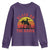 African American Black Cowboy Youth Sweatshirt Black On The Range Rodeo
