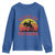 African American Black Cowboy Youth Sweatshirt Black On The Range Rodeo