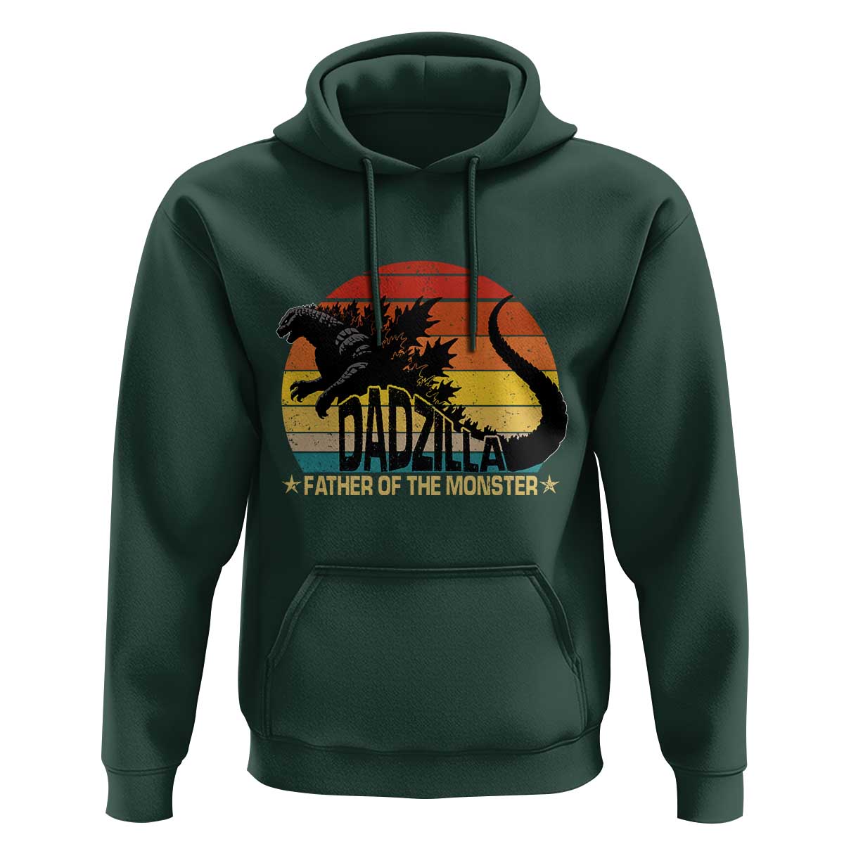 Funny Dad Giant Monster Hoodie Dadzilla Father Of The Monster Father's Day