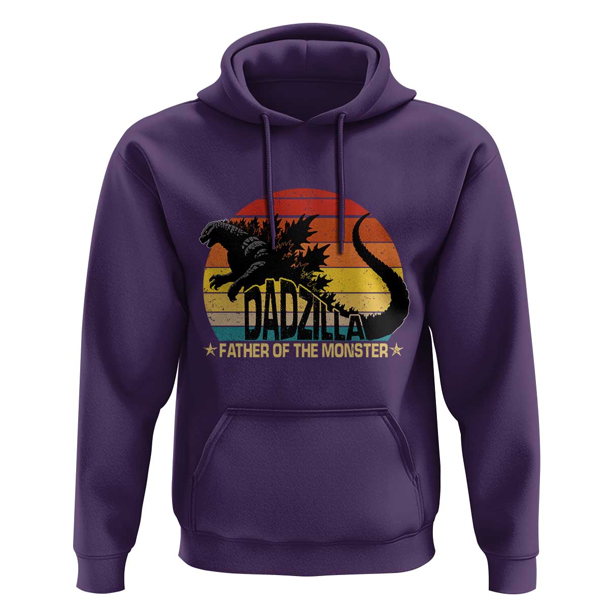 Funny Dad Giant Monster Hoodie Dadzilla Father Of The Monster Father's Day