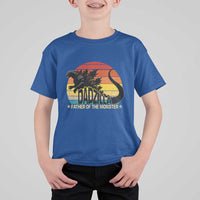 Funny Dad Giant Monster T Shirt For Kid Dadzilla Father Of The Monster Father's Day