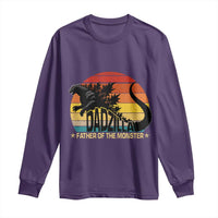 Funny Dad Giant Monster Long Sleeve Shirt Dadzilla Father Of The Monster Father's Day