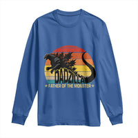 Funny Dad Giant Monster Long Sleeve Shirt Dadzilla Father Of The Monster Father's Day