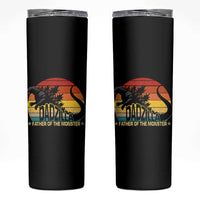 Funny Dad Giant Monster Skinny Tumbler Dadzilla Father Of The Monster Fathers Day