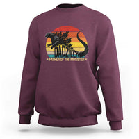 Funny Dad Giant Monster Sweatshirt Dadzilla Father Of The Monster Father's Day