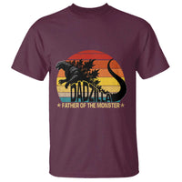 Funny Dad Giant Monster T Shirt Dadzilla Father Of The Monster Father's Day
