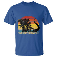 Funny Dad Giant Monster T Shirt Dadzilla Father Of The Monster Father's Day
