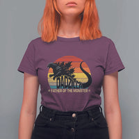 Funny Dad Giant Monster T Shirt For Women Dadzilla Father Of The Monster Father's Day