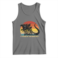 Funny Dad Giant Monster Tank Top Dadzilla Father Of The Monster Father's Day