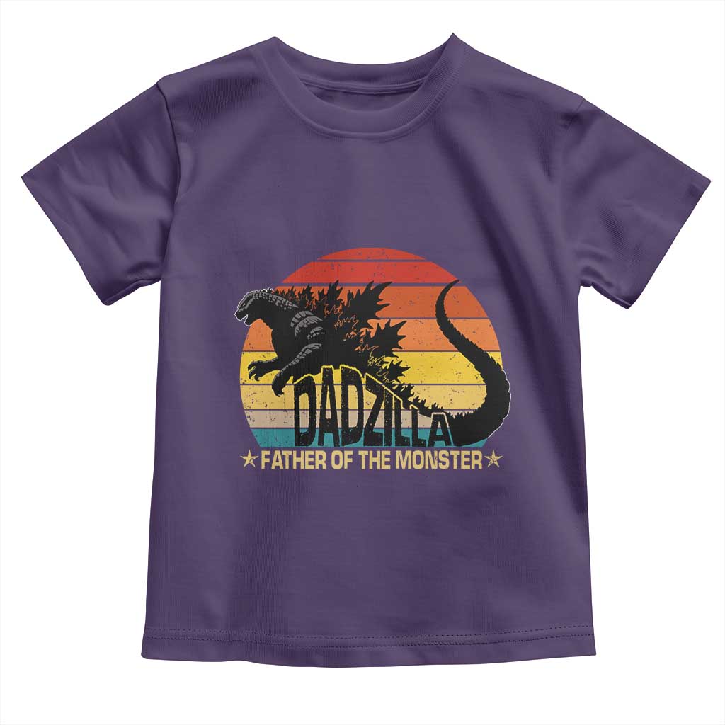 Funny Dad Giant Monster Toddler T Shirt Dadzilla Father Of The Monster Father's Day