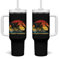 Funny Dad Giant Monster Tumbler With Handle Dadzilla Father Of The Monster Fathers Day