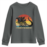 Funny Dad Giant Monster Youth Sweatshirt Dadzilla Father Of The Monster Father's Day