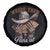 Funny African American Cowgirl Spare Tire Cover Where Them Fans At Cowboy Hat