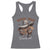 Funny African American Cowgirl Racerback Tank Top Where Them Fans At Cowboy Hat