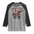 Funny African American Cowgirl Raglan Shirt Where Them Fans At Cowboy Hat