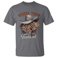 Funny African American Cowgirl T Shirt Where Them Fans At Cowboy Hat