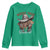 Funny African American Cowgirl Youth Sweatshirt Where Them Fans At Cowboy Hat