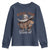 Funny African American Cowgirl Youth Sweatshirt Where Them Fans At Cowboy Hat