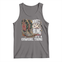Funny Boots And Bling Its A Cowgirl Thing Tank Top Western Country Girl Boots