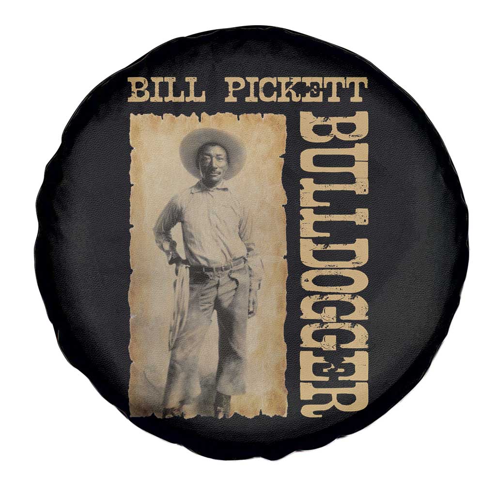 Bill Pickett The Bulldogger Spare Tire Cover Western African American Cowboy
