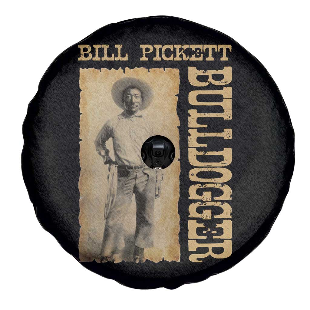 Bill Pickett The Bulldogger Spare Tire Cover Western African American Cowboy