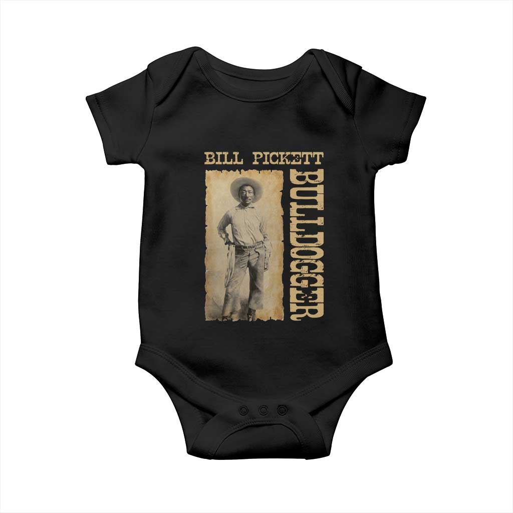 Bill Pickett The Bulldogger Baby Onesie Western African American Cowboy