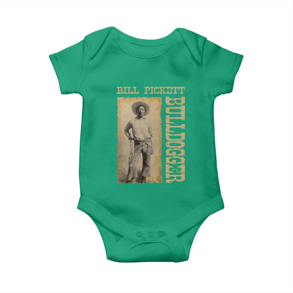Bill Pickett The Bulldogger Baby Onesie Western African American Cowboy