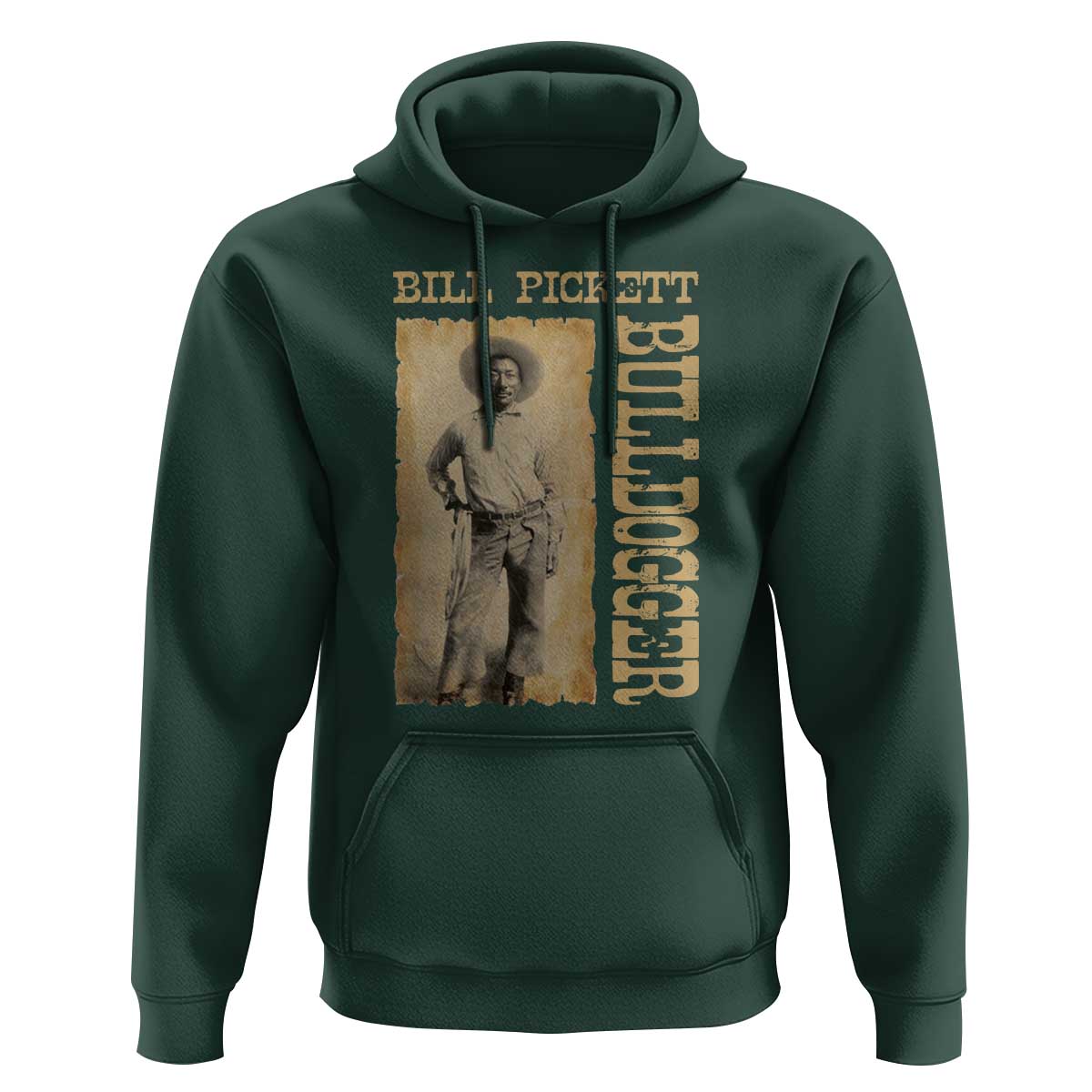 Bill Pickett The Bulldogger Hoodie Western African American Cowboy