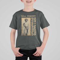 Bill Pickett The Bulldogger T Shirt For Kid Western African American Cowboy