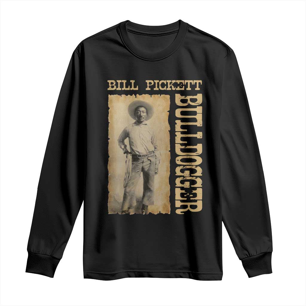 Bill Pickett The Bulldogger Long Sleeve Shirt Western African American Cowboy