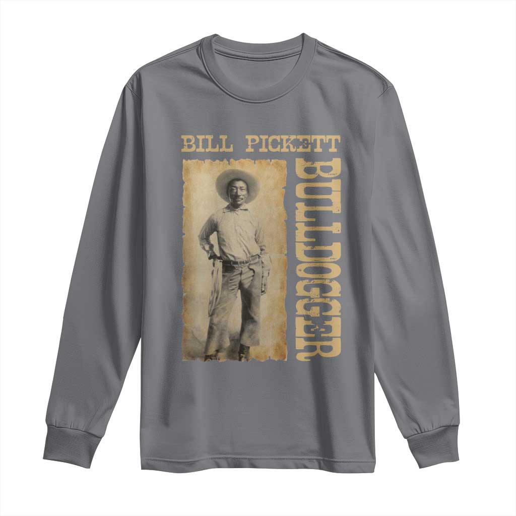 Bill Pickett The Bulldogger Long Sleeve Shirt Western African American Cowboy