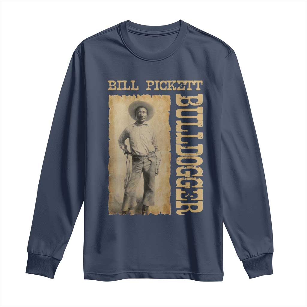 Bill Pickett The Bulldogger Long Sleeve Shirt Western African American Cowboy
