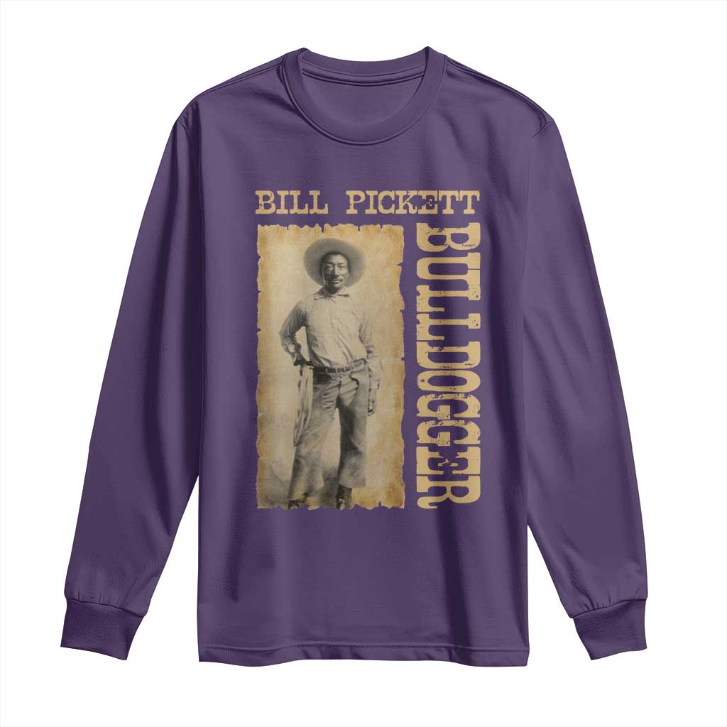 Bill Pickett The Bulldogger Long Sleeve Shirt Western African American Cowboy
