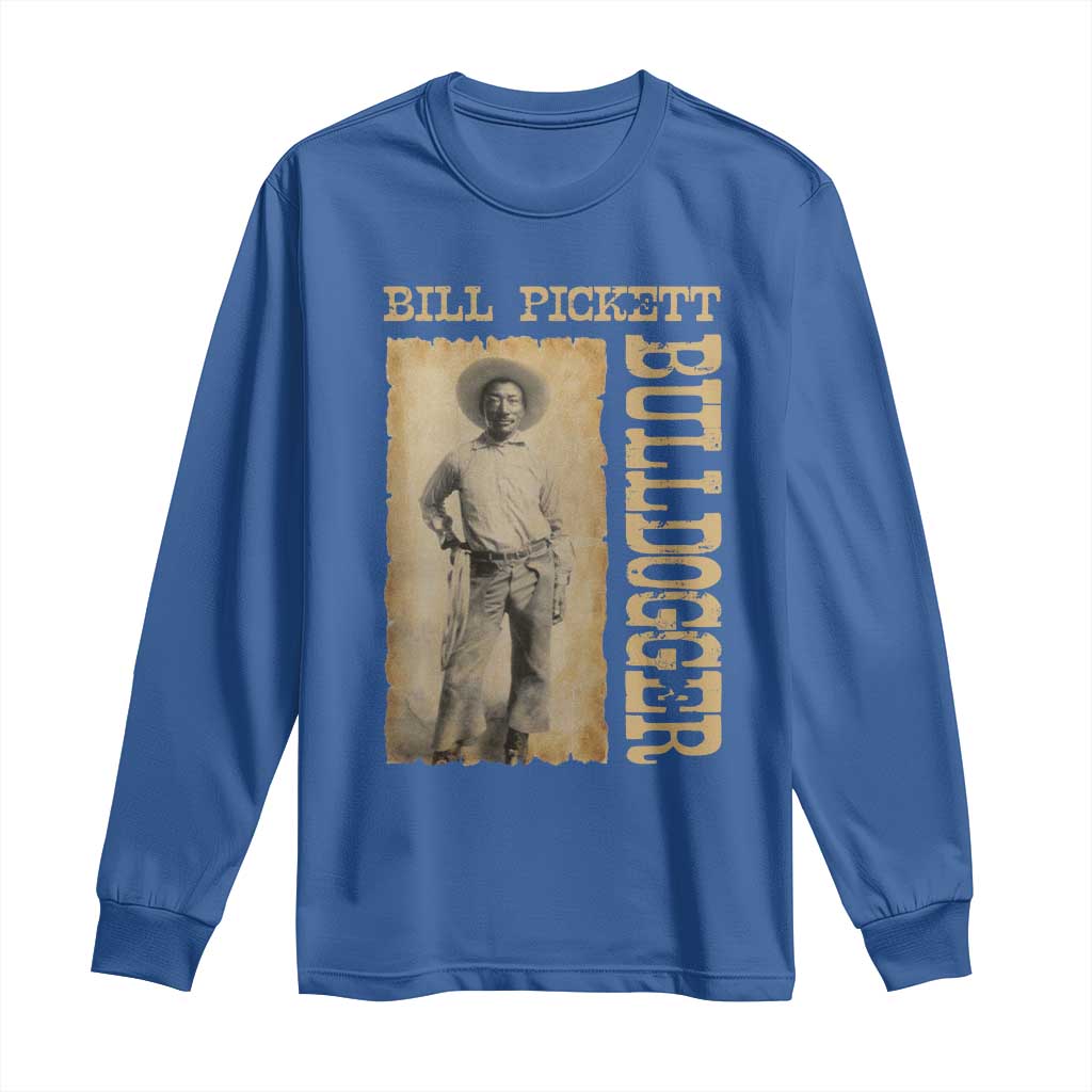Bill Pickett The Bulldogger Long Sleeve Shirt Western African American Cowboy