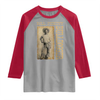 Bill Pickett The Bulldogger Raglan Shirt Western African American Cowboy