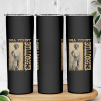 Bill Pickett The Bulldogger Skinny Tumbler Western African American Cowboy