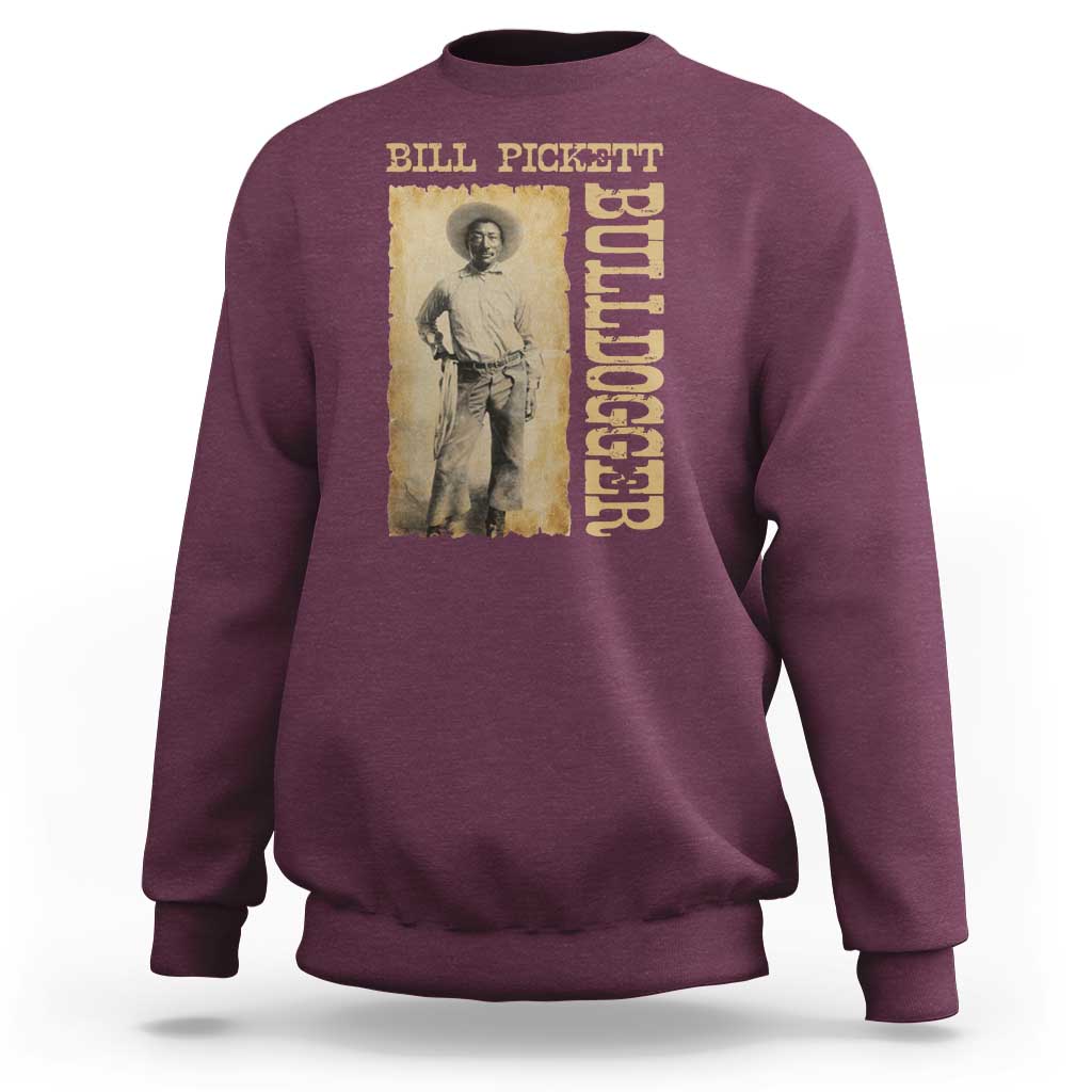 Bill Pickett The Bulldogger Sweatshirt Western African American Cowboy