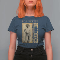 Bill Pickett The Bulldogger T Shirt For Women Western African American Cowboy