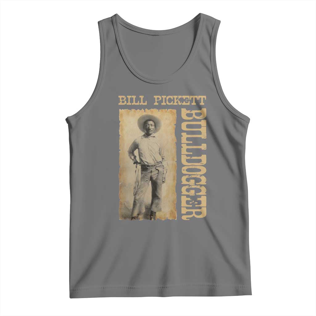 Bill Pickett The Bulldogger Tank Top Western African American Cowboy