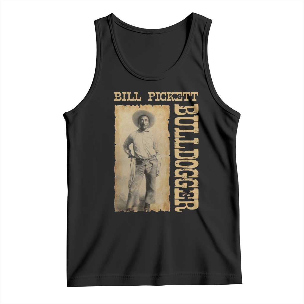 Bill Pickett The Bulldogger Tank Top Western African American Cowboy