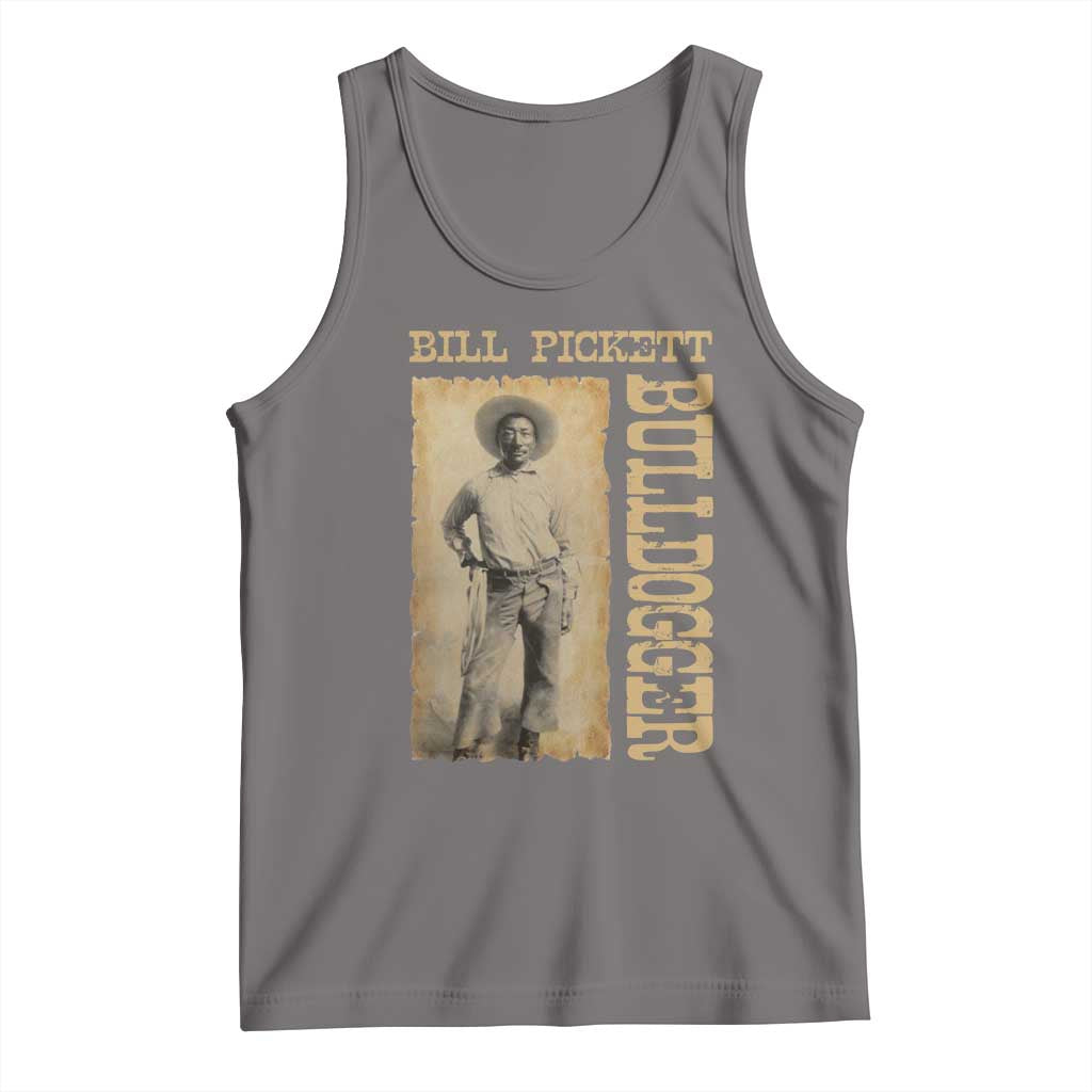 Bill Pickett The Bulldogger Tank Top Western African American Cowboy