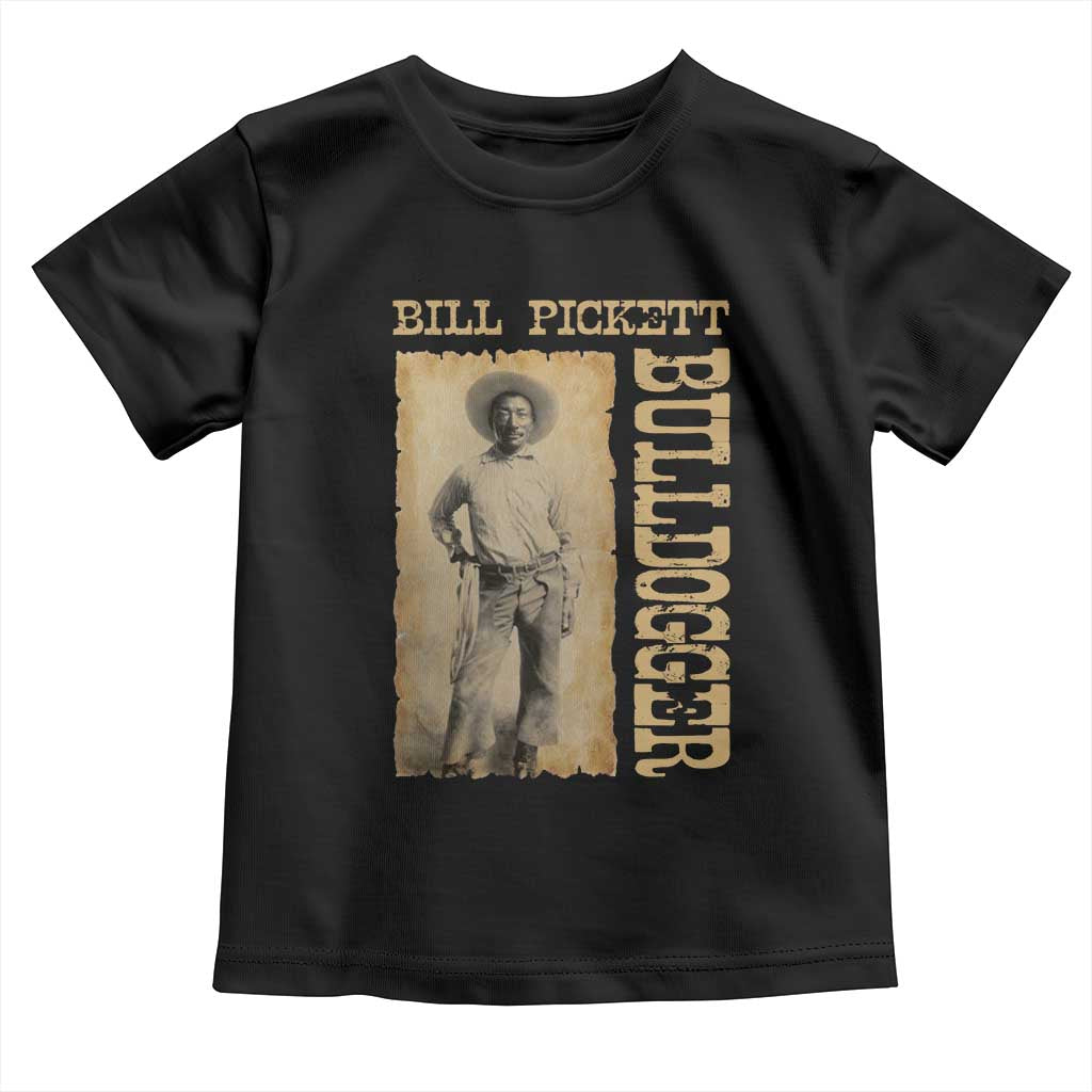 Bill Pickett The Bulldogger Toddler T Shirt Western African American Cowboy