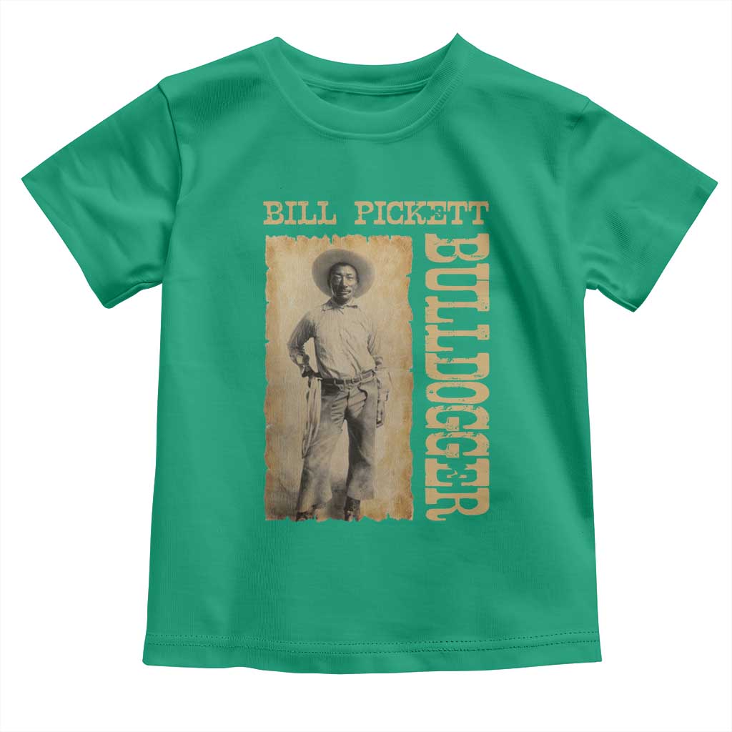 Bill Pickett The Bulldogger Toddler T Shirt Western African American Cowboy