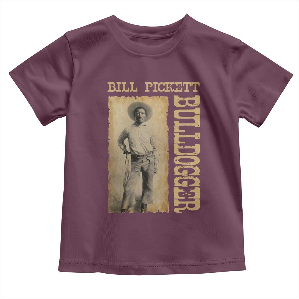 Bill Pickett The Bulldogger Toddler T Shirt Western African American Cowboy