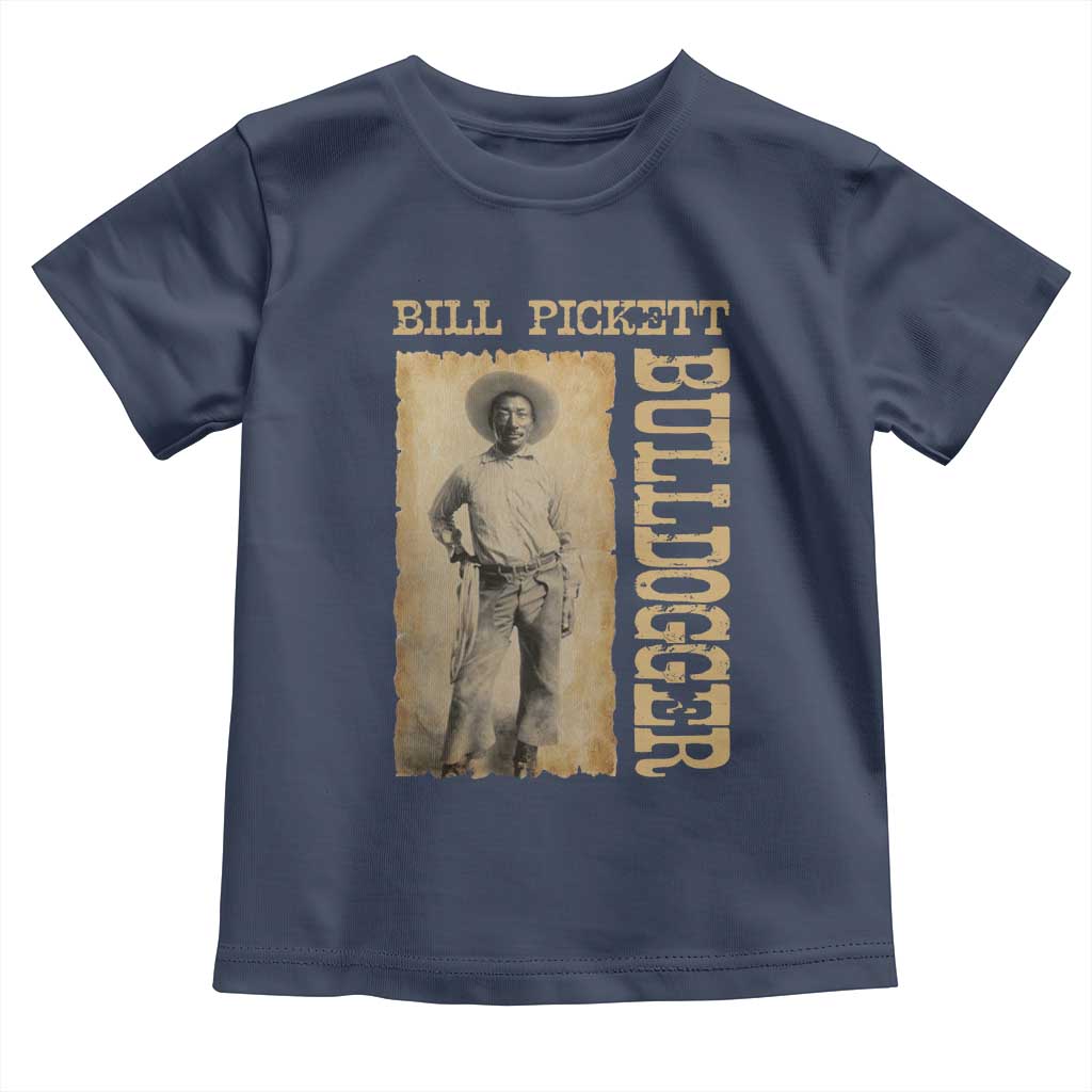 Bill Pickett The Bulldogger Toddler T Shirt Western African American Cowboy