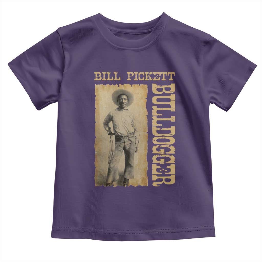 Bill Pickett The Bulldogger Toddler T Shirt Western African American Cowboy
