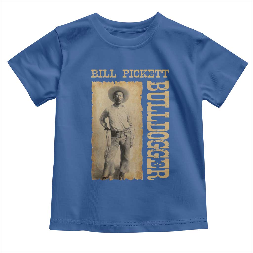 Bill Pickett The Bulldogger Toddler T Shirt Western African American Cowboy