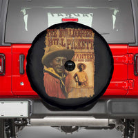The Bulldogger Bill Pickett Spare Tire Cover Texan Rodeo Legend